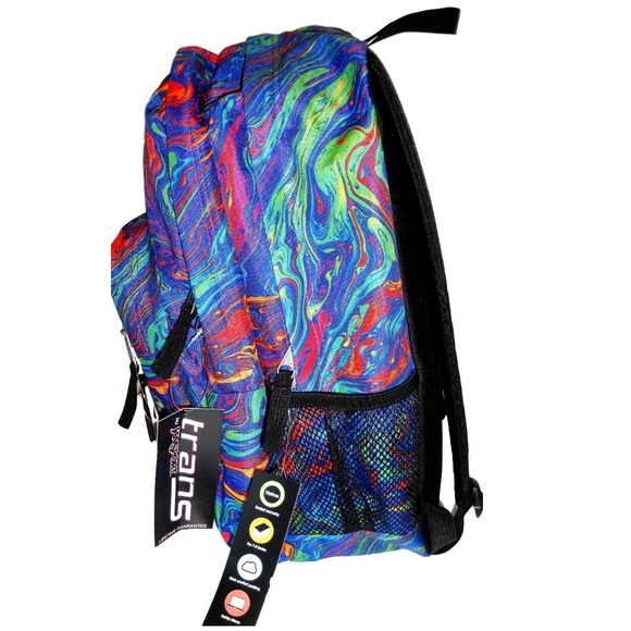 Supermax Multi Acid Rainbow Swirl Backpack - Picture 2 of 8